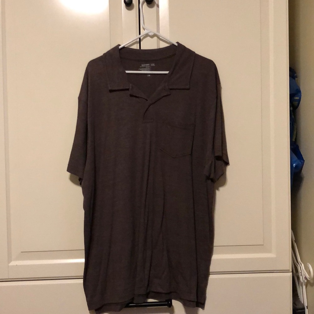 Old Navy XXL Brown Polo with Pocket
